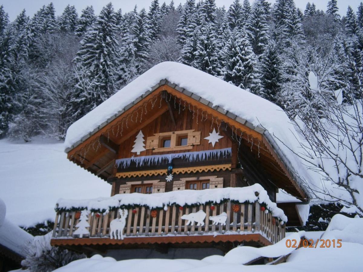 Chalet Fleur des Neiges Saint-Jean-dʼAulps Eksteriør billede